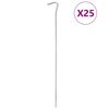 vidaXL Palapinės kai&scaron;čiai, 25vnt., 30cm, skersmuo 7mm, plienas