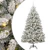 vidaXL Dirbtinė Kalėdų eglutė 210 cm 300 LED &Scaron;ilta balta