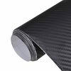 vidaXL 3D Automobilio plėvelės, 2vnt., juodos, 100x150cm+50x150cm