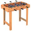 vidaXL Mažas stalo futbolo stalas, klevo spalvos, 69x37x62cm