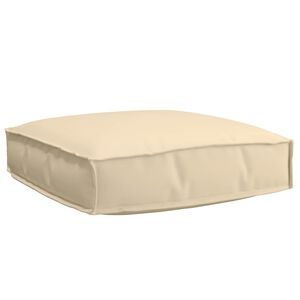 vidaXL Pagalvėlė Oksfordo audinys Smėlio 60 x 60 x 12 cm