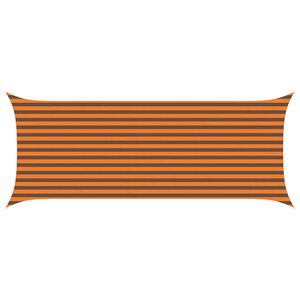 vidaXL Saulės burė Oranžinė ir ruda 5 x 2 m 100% poliesteris Oksfordas