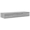 vidaXL Studijos stalas Pilka Sonoma 110 x 40 x 19,5 cm