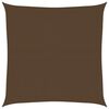 vidaXL Uždanga nuo saulės, rudos spalvos, 6x6m, HDPE, 160g/m²