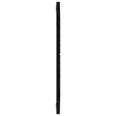 vidaXL Sieninis galvūgalis, juodas, 141x3x91,5cm, pušies masyvas