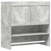 vidaXL Sieninė lentyna Sieninis Betono pilka 80 x 36 x 80 cm