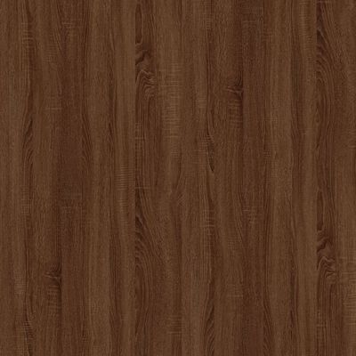 vidaXL Kavos staliukas, rudas ąžuolo, 80x50x35cm, apdirbta mediena
