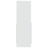 vidaXL Komoda, baltos spalvos, 63x33x100cm, apdirbta mediena