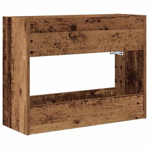 vidaXL Sandėliavimo kabliukas ir laikiklis Senas medis 65 x 24 x 50 cm