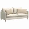 vidaXL Sofa Pagalvės 2 pcs Kreminė 80 x 40 cm audinys