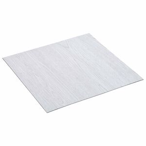 vidaXL Savesiūnančių Grindų Plok&scaron;tės Balta 30,5 x 30,5 cm 20 vnt. PVC
