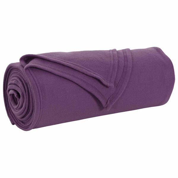 vidaXL Mesti antklodės 24 pcs Violetinė 240 x 220 cm Flysas