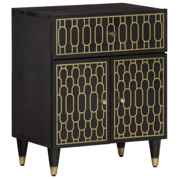 vidaXL Naktinė spintelė, 50x33x60cm, mango medienos masyvas