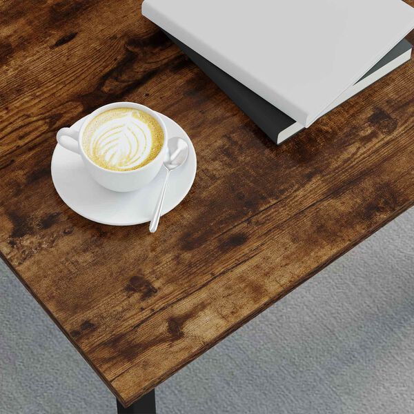 vidaXL Kavos staliukas Dūminis ąžuolas 40 x 40 x 36 cm