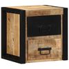 vidaXL Spintelė prie lovos 40x35x40 cm Tvirtas neapdorotas medis Mango