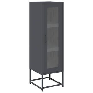 vidaXL Highboard Antracito 36x39x123 cm &scaron;altai valcuotas plienas
