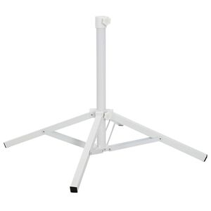 vidaXL Skėtis stovai Balta Plienas skirtas 25-32 mm Stulpas