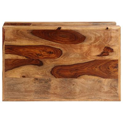 vidaXL Kavos staliukas, masyvi rausvosios dalbergijos mediena