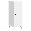 vidaXL Kabalas Balta 33 x 34,5 x 90 cm Apdirbta mediena