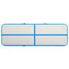 vidaXL Pripučiamas gimnastikos kilimėlis, mėlynas, 500x100x20cm, PVC