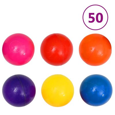 vidaXL Vaikiškas kamuoliukų baseinas su 300 kamuoliukų, 75x75x32cm