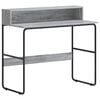 vidaXL Stalas su saugojimo vieta Pilka Sonoma 100 x 50 x 91 cm