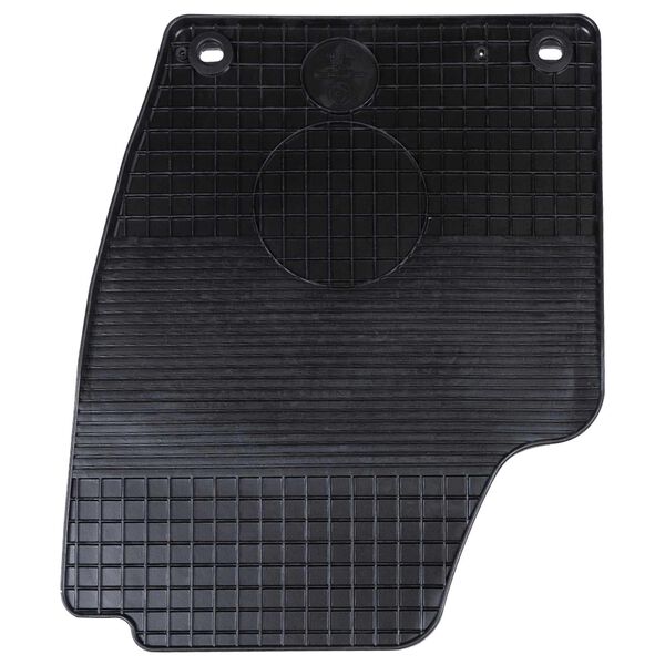 vidaXL Automobilių kilimėlis 4 pcs Juoda tinka VW POLO 10 / 01-09 NS