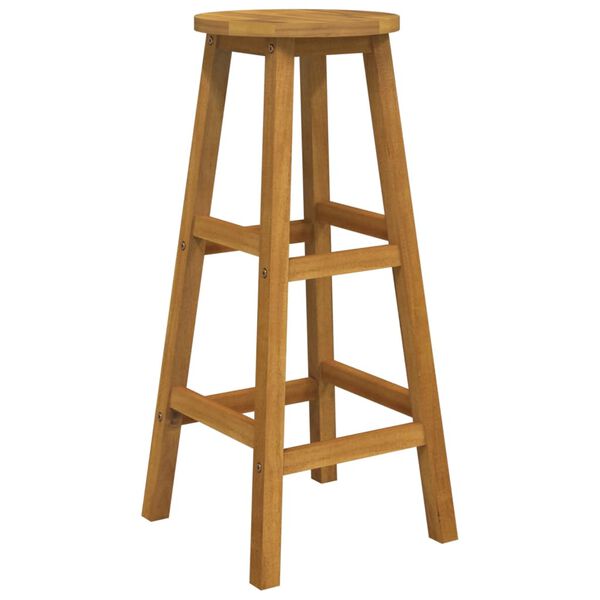 vidaXL Sodo baro baldų komplektas, 3 dalių, akacijos medienos masyvas