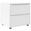 vidaXL Oppbevaringsskap 60 x 48 x 57 cm Apdirbta mediena Balta