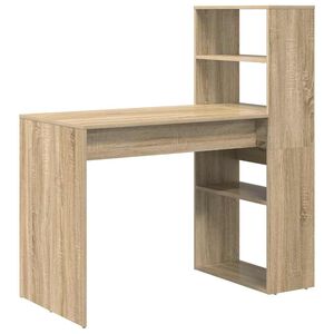 vidaXL Stalas Sonoma ąžuolas Apdirbta mediena 113 x 54 x 120 cm