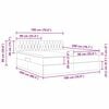 vidaXL Saugos lova su čiužiniu Taupe 180 x 200 cm Dirbtinė oda