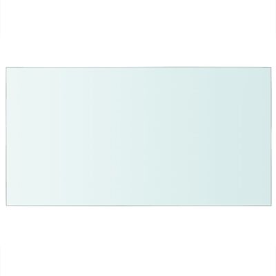 vidaXL Lentynos plokštė, skaidrus stiklas, 40x25 cm
