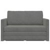 vidaXL Sofa lova 110cm Tamsiai pilka Aksomas