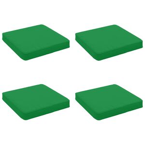 vidaXL 4 dalių sėdynės pagalvėlės VUGHT 4 pcs 100% poliesteris Žalia