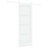 vidaXL Slankios durys 73,5 x 198,5 cm Apdirbta mediena Balta