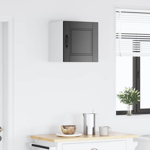 vidaXL Virtuvės spintelė Juoda 40 x 31 x 40 cm Apdirbta mediena