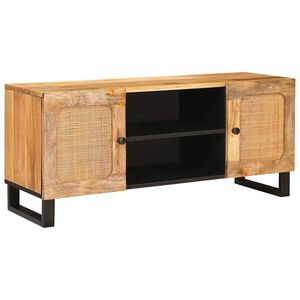 vidaXL Televizoriaus spintelė Ruda 105 x 33 x 46 cm Kietas mango medis