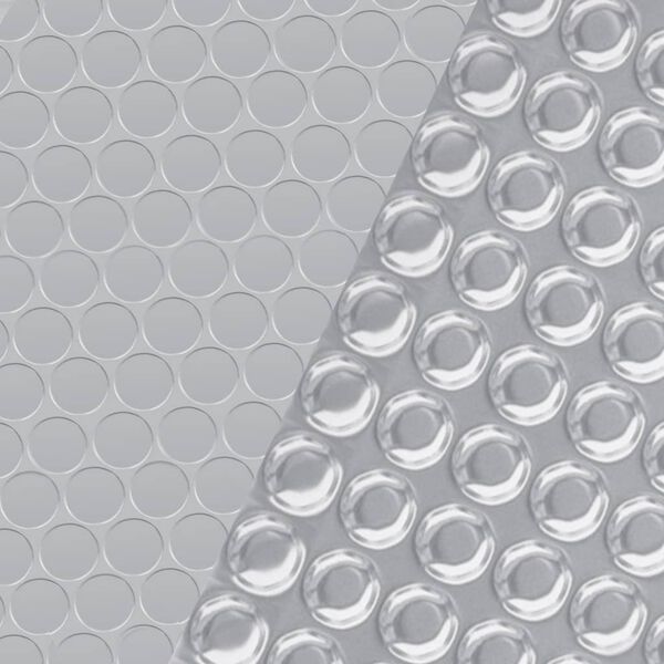 vidaXL Baseino uždangalas, sidabrinės spalvos, 488cm, PE