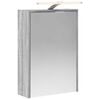 vidaXL Vonios veidrodžio spinta Pilkas Sonoma 43 x 16 x 62.5 cm