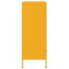 vidaXL Komoda, garstyčių geltonos spalvos, 68x39x101,5cm, plienas