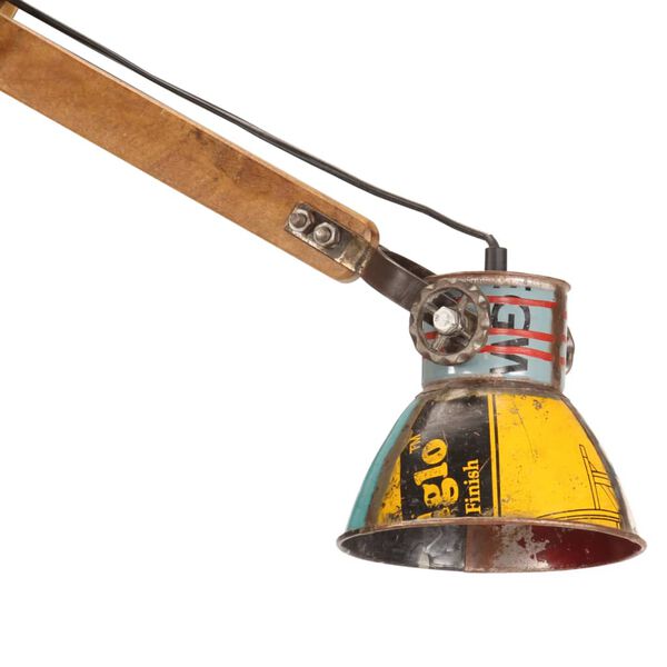 vidaXL Sieninis &scaron;viestuvas, įvairių spalvų, E27, apskritas, pramoninis