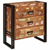 vidaXL Kabalas Ruda 66 x 33 x 70 cm Kieta atnaujinta mediena