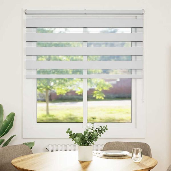 vidaXL zebrinės žaliuzės 135x100 cm audinio plotis 130,9cm poliesteris