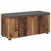 vidaXL Koridoriaus suolas su pagalve Senas medis 100 x 38 x 46 cm
