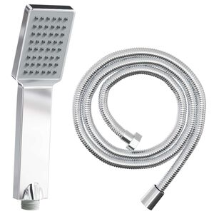 vidaXL Du&scaron;o galvutės rinkinys Chromo 150 cm Nerūdijantis plienas