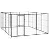 vidaXL Lauko voljeras &scaron;unims, plienas, 14,52m&sup2;