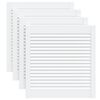 vidaXL Spintelės durelės, 4vnt., baltos, 61,5x59,4cm, pu&scaron;is