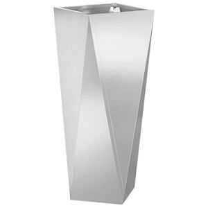 vidaXL Lovelis Sidabro 30 x 30 x 75 cm Nerūdijantis Plienas