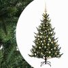 vidaXL Dirbtinė kalėdinė eglutė su rutuliuku 120 cm 150 LED
