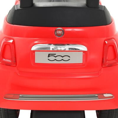 vidaXL Vaikiškas automobilis Fiat 500, raudonas
